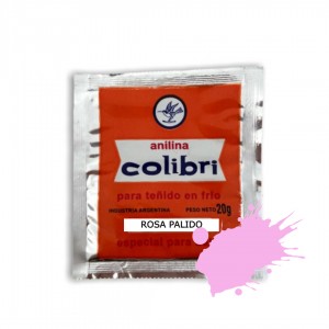 COLIBRI ANILINA ROSA PALIDO x 20gr